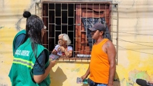 Moradores também receberam orientações sobre o local. Foto: Ascom Sudes