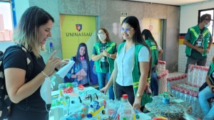 Oficina chama a atenção de visitantes. Foto: Ascom Sudes
