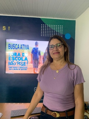 A coordenadora de programas e projetos educacionais, Katia Lessa. Foto: Clara Canuto.