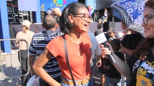 Silvânia Maria da Silva é uma das coordenadoras pedagógicas que estava presente no evento. Foto: Hilderlan Oliveira/Ascom Semed