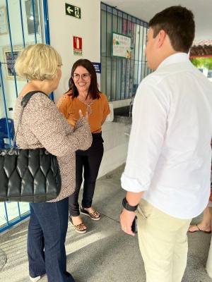 Diretora da Escola Municipal Dr. José Haroldo da Costa, Maísa Malta. Foto: Ascom Semed