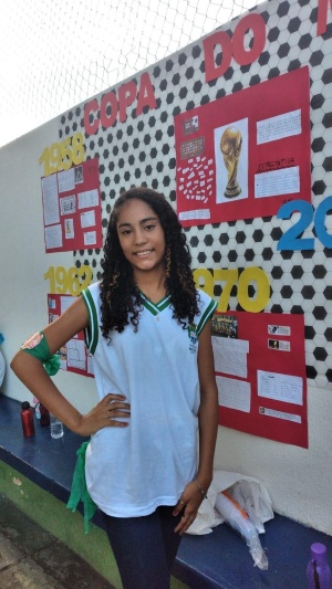 Aluna Laura Yasmim é estudante do 5º ano. Foto: cortesia