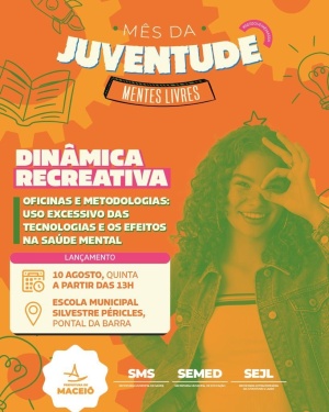 Primeira ação do Mentes Livres será na Escola Municipal Silvestre Péricles