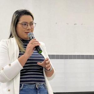 Alicia Lourenço falou sobre obras nas encostas. Foto: Seminfra
