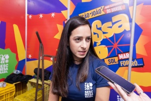 Cláudia Barbosa, gerente de Assistência do Sesc Maceió. Foto: Victor Vercant / Secom Maceió
