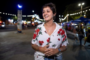 Ariane Moraes veio do Rio de Janeiro para prestigiar o evento. Foto: Alisson Frazão / Secom Maceió