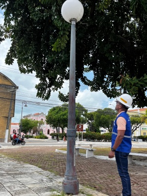 Em campo, técnico realiza trabalho operacional. Foto: Arquivo Pessoal