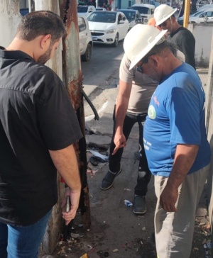 Gutenberg de Melo, direto-presidente da Ilumina, acompanha as ações para reposição do material furtado. Foto: Ascom Ilumina