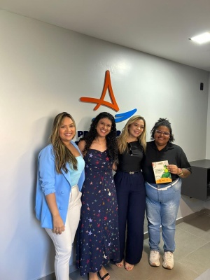 Secretária da Semuc, Sarah Nunes, recebeu as representantes da comunicação de Porto Velho (RO). Foto: Arquivo Semuc