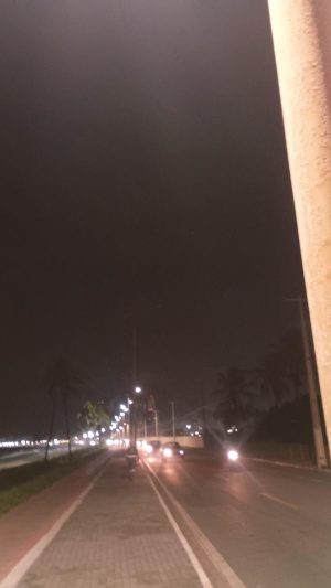 Furto de cabos na Avenida Litorânea, em Jacarecica. Foto: Ascom Ilumina