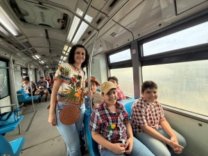 Daniele Caldas viveu uma experiência ao lado da família e celebrou a oportunidade de participar de uma das tradições mais aguardadas do período junino. Foto: Ascom FMAC