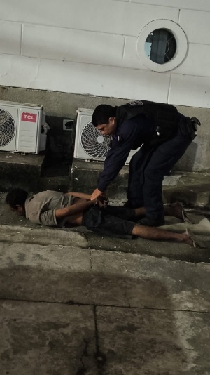 A prisão foi realizada pela equipe do ROMU Bravo. Foto: Ascom Semsc