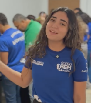 Jovem participante da oficina. Foto: Walisson Vieira/ Ascom Alurb