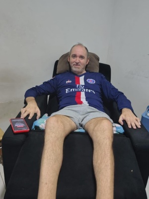 José Luiz foi diagnosticado em 2018, aos 40 anos, e se tornou um frequentador assíduo do programa. Foto: Acervo Pessoal