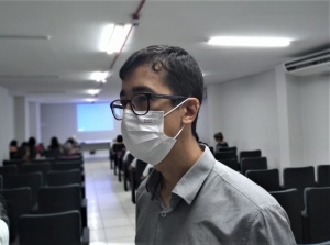 Marcus Vinícius de Jesus, fisioterapeuta do Programa de Atenção à Saúde da Pessoa Idosa da SMS. Foto: Ascom SMS