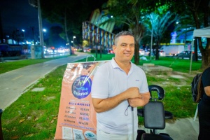 Essa é a primeira vez que Berg participa de um evento da Prefeitura Foto: Daniel Marinho/Secom Maceió