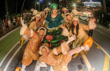 Desfile Natalino na Orla Maríitima
