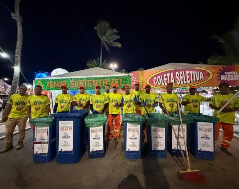 Garis e catadores voltam ao Verão Massayó com ações de limpeza e coleta seletiva