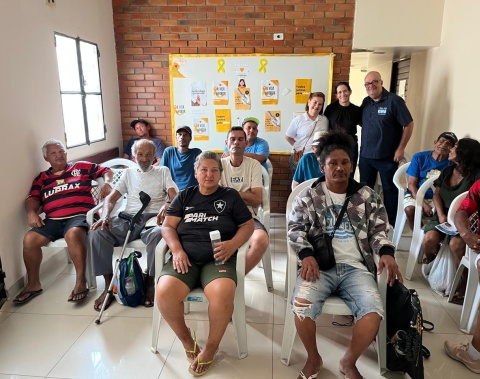 Usuários do Centro Pop são conscientizados sobre prevenção ao suicídio
