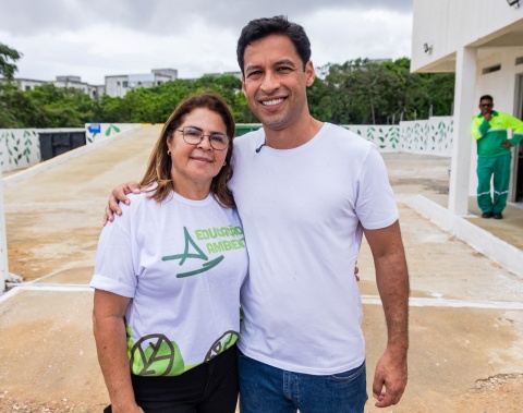 Prefeito Rodrigo Cunha entrega novo Ecoponto no Petrópolis e reforça combate ao descarte irregular em Maceió