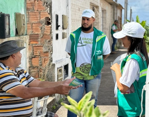 Alurb realiza ações de educação ambiental no bairro do Rio Novo