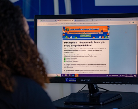 Controladoria de Maceió faz pesquisa sobre Percepção de  Integridade Pública