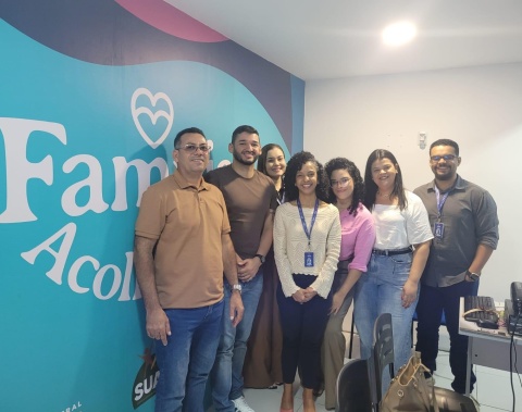 Serviço Família Acolhedora recebe visita técnica de secretaria municipal de Sergipe
