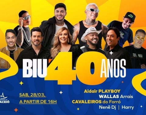 Benedito Bentes celebra 40 anos com grande festa neste sábado (28)