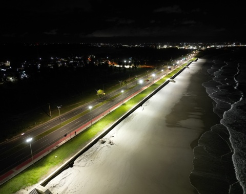 Ilumina restabelece iluminação pública em trecho da Avenida Assis Chateaubriand