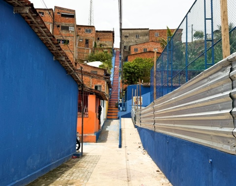 Obras de requalificação na Grota do Estrondo chegam à reta final