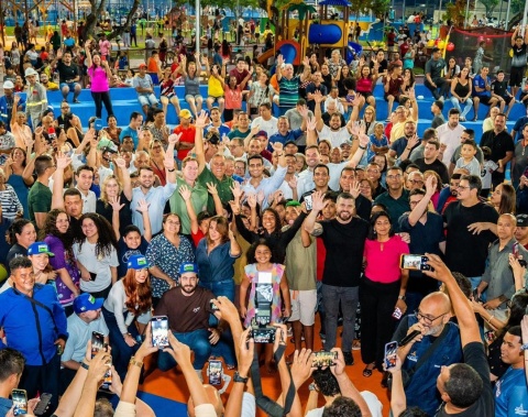 JHC inaugura Parque Osman Loureiro e promove transformação social no Clima Bom