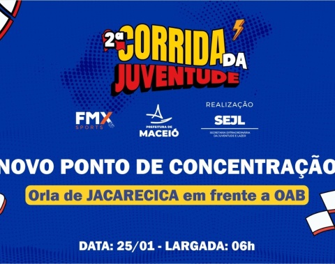 2ª Corrida da Juventude tem novo local de largada na Orla de Jacarecica