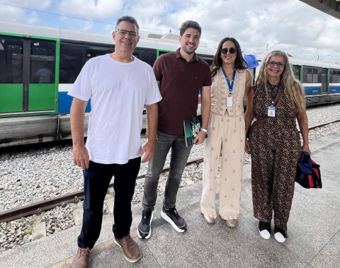 Semtur realiza visita técnica em parceria com a CBTU para explorar potencial turístico das rotas de trem em Maceió