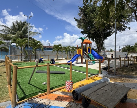 Obras de nova Praça do Conjunto Inocoop entram na fase final