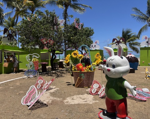 Vila Vestir Massayó com decoração de Páscoa será aberta nesta sexta-feira