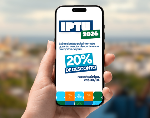 Prefeitura de Maceió oferece desconto de 20% na cota única do IPTU 2026; boletos já estão disponíveis