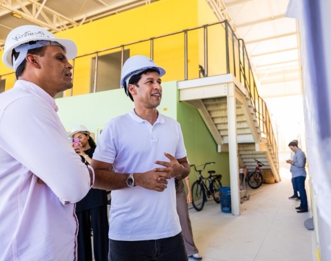 Prefeito Rodrigo Cunha acompanha fase final das obras do Gigantinho Parque da Lagoa e destaca entrega para os próximos meses