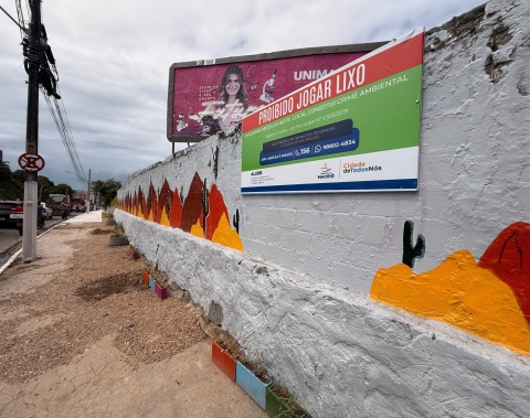 Autarquia de Limpeza Urbana transforma pontos de lixo com ações de revitalização
