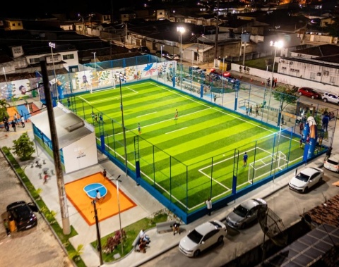 Nova Areninha da parte alta de Maceió amplia oportunidades de esporte e lazer no Antares