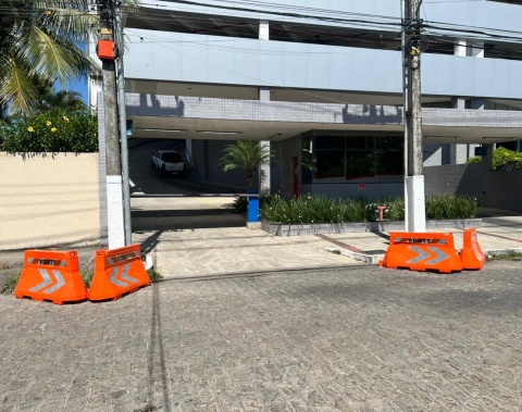 DMTT regulamenta uso de barreiras plásticas para coibir estacionamento irregular