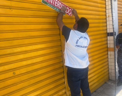 Vigilância Sanitária  interdita avícola com atividade irregular na Levada