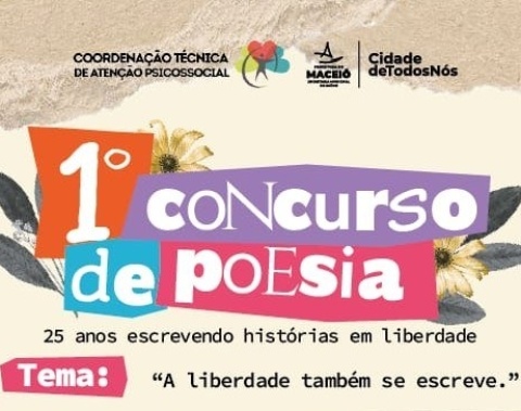 Saúde abre inscrições para 1º Concurso de Poesia em alusão ao Dia Nacional da Luta Antimanicomial