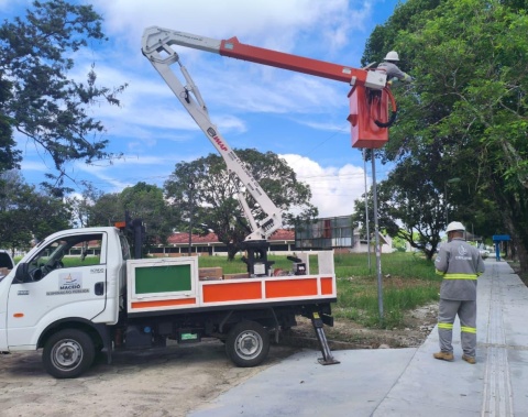 Prefeitura moderniza para LED iluminação do campus da Ufal em Maceió