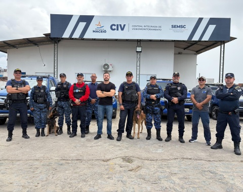 Segurança Cidadã recebe visita de canil da Guarda do Cabo de Santo Agostinho