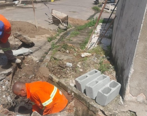 Infraeestrutura recupera trecho de galeria danificada no Clima Bom