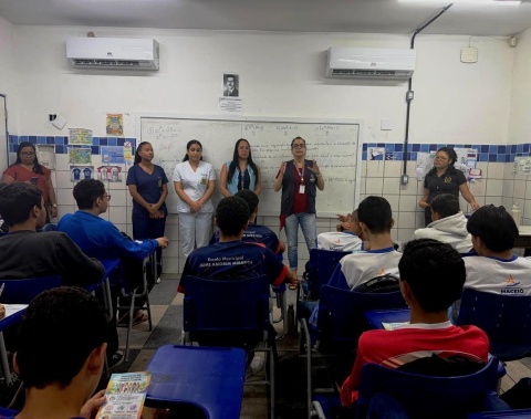 Saúde leva ações educativas e de prevenção a escolas públicas de Maceió