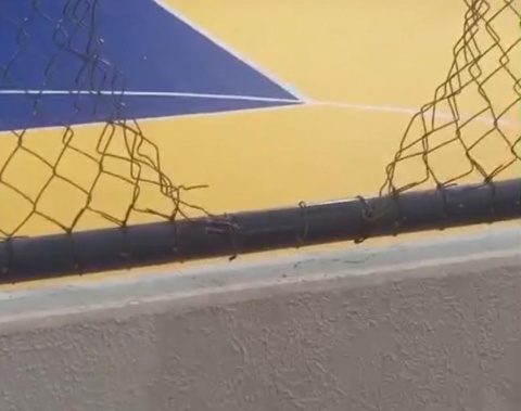 Parque Linear é alvo de suspeita de vandalismo um dia após a inauguração