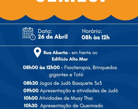 Semesp volta a realizar atividades à beira-mar neste domingo(26)