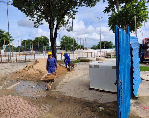 Parque da Criança, no Benedito Bentes, inicia fase de acabamento