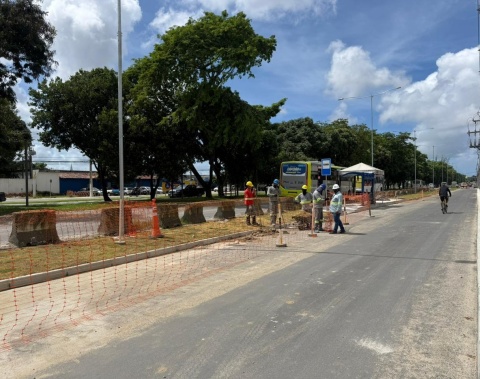 Ampliação da Durval de Góes Monteiro tem mais um trecho em fase de acabamento